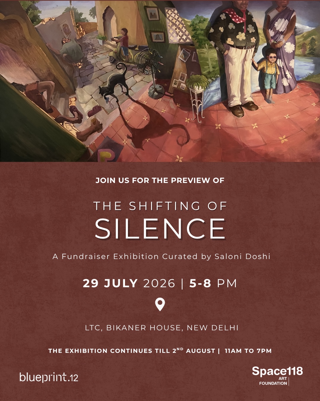 Fundraiser, Saloni Doshi, Space118, emerging artists